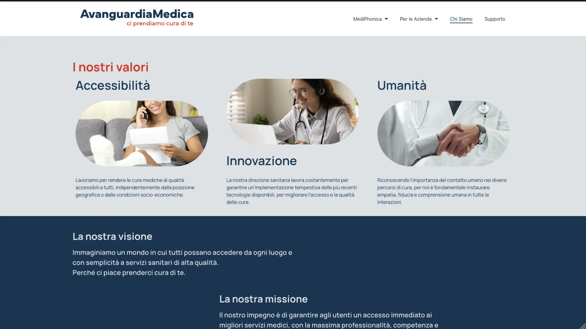 Avanguardia medica – scatto orizzontale