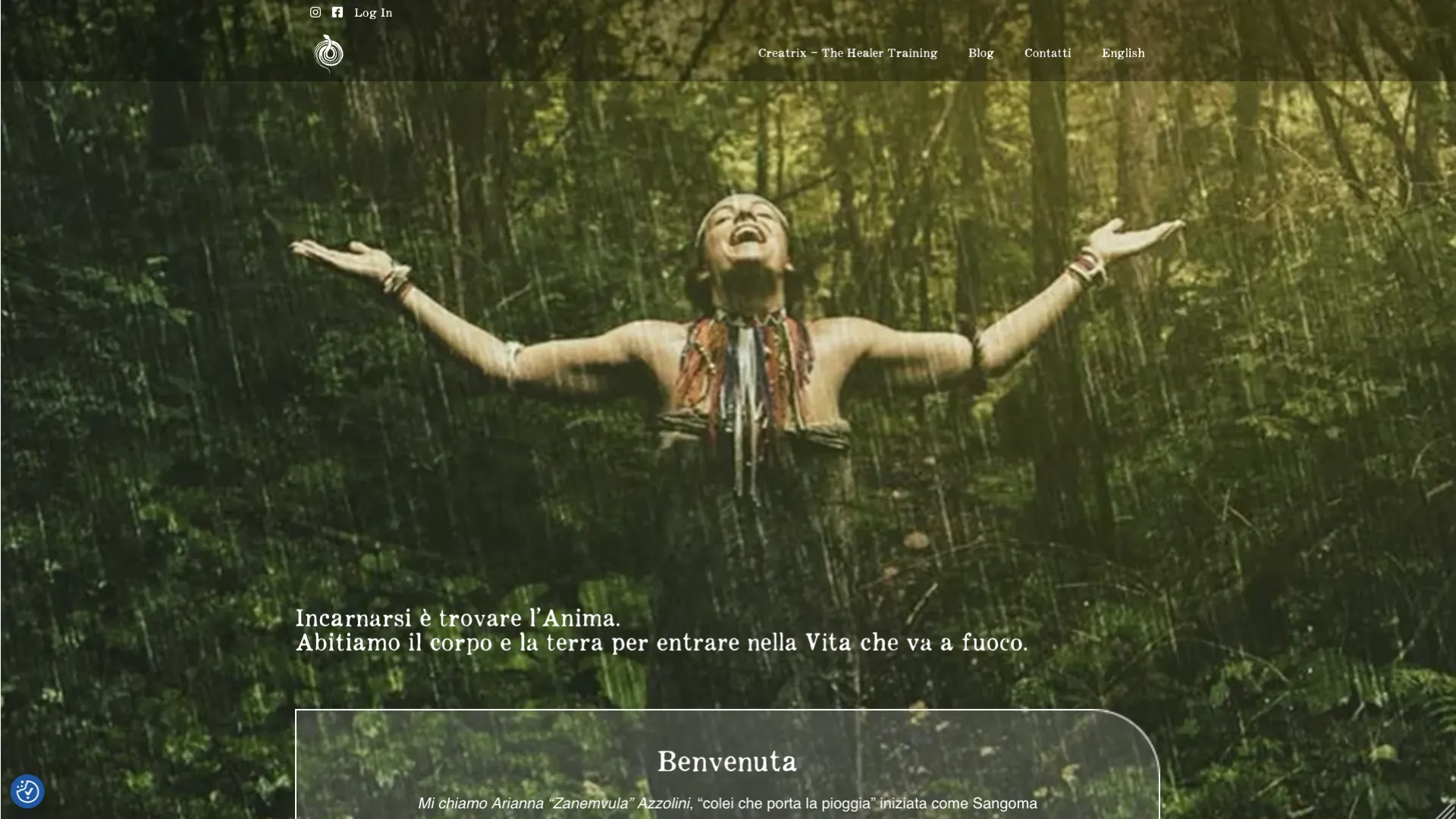 She brings rain – scatto orizzontale